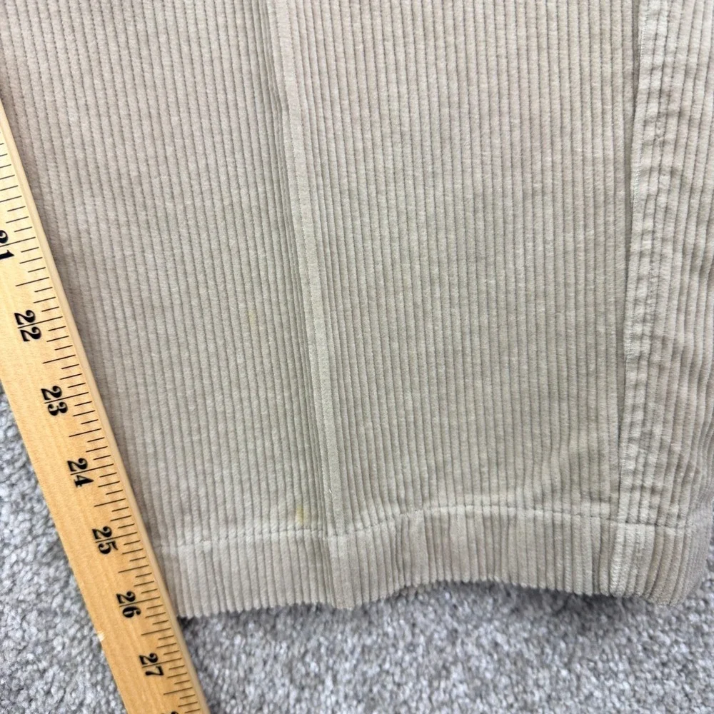 Banana Republic Size 35x32 Beige Corduroy Pants Flat Front Preppy Heritage